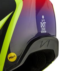 KASK FOX V1 FLORA YELLOW  ENDURO CROSS