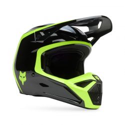 KASK FOX V1 FLOW BLACK/YELLOW  ENDURO CROSS