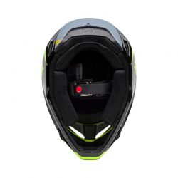 KASK FOX V1 FLOW BLACK/YELLOW  ENDURO CROSS