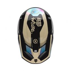 KASK FOX V1 HELLO FUTURE BLACK  ENDURO CROSS