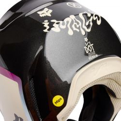 KASK FOX V1 HELLO FUTURE BLACK  ENDURO CROSS