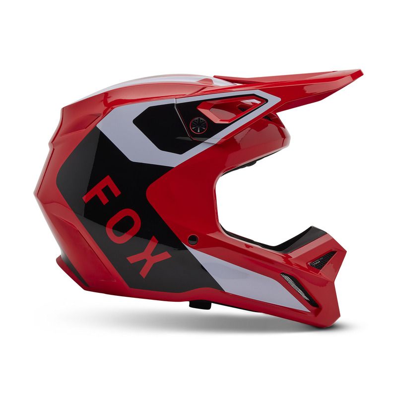 KASK FOX V1 LEAN FLUO RED  ENDURO CROSS
