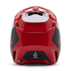 KASK FOX V1 LEAN FLUO RED  ENDURO CROSS