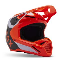 KASK FOX V1 LEAN FLUO ORANGE  ENDURO CROSS