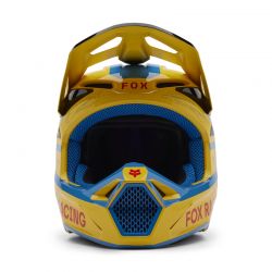 KASK FOX V1 RACE SPEC PALE YELLOW  ENDURO CROSS