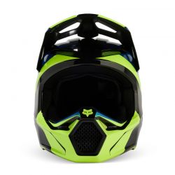 KASK FOX V1 STREAK BLACK/YELLOW  ENDURO CROSS