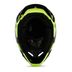KASK FOX V1 STREAK BLACK/YELLOW  ENDURO CROSS