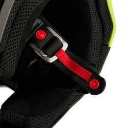 KASK FOX V1 STREAK BLACK/YELLOW  ENDURO CROSS