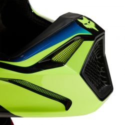 KASK FOX V1 STREAK BLACK/YELLOW  ENDURO CROSS