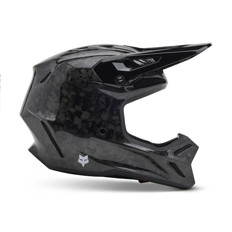 KASK FOX V3 RS CARBON SOLID BLACK  ENDURO CROSS