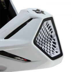 KASK FOX V3 RS CARBON SOLID WHITE  ENDURO CROSS