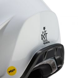 KASK FOX V3 RS CARBON SOLID WHITE  ENDURO CROSS