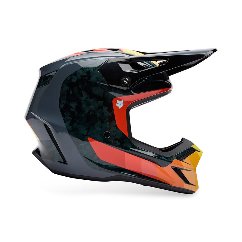 KASK FOX V3 RS GRID BLACK/ORANGE  ENDURO CROSS