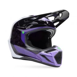 KASK FOX V3 RS GRID BLACK/PURPLE  ENDURO CROSS