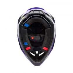 KASK FOX V3 RS GRID BLACK/PURPLE  ENDURO CROSS