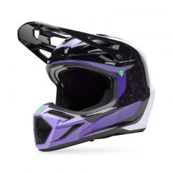 KASK FOX V3 RS GRID BLACK/PURPLE  ENDURO CROSS