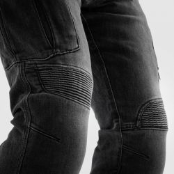 SPODNIE JEANS REBELHORN VANDAL MONOLAYER WASHED BLACK 