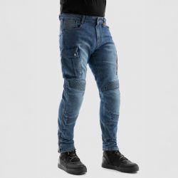 SPODNIE JEANS REBELHORN VANDAL MONOLAYER WASHED BLUE 