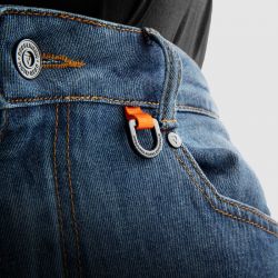 SPODNIE JEANS REBELHORN VANDAL MONOLAYER WASHED BLUE 