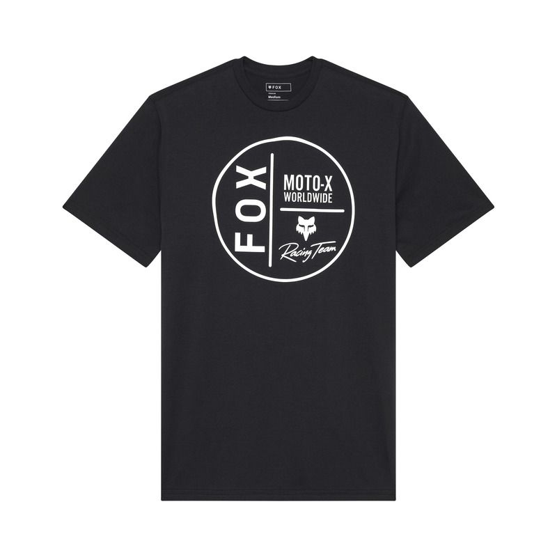 T-SHIRT FOX WORLDWIDE PREM BLACK  ENDURO CROSS