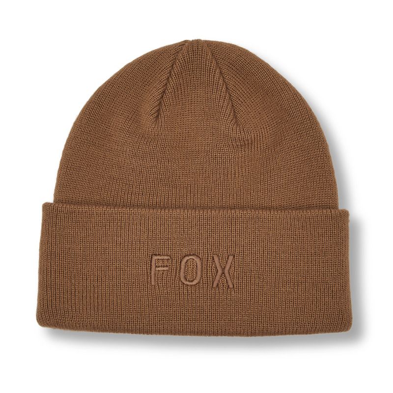 CZAPKA ZIMOWA FOX WORDMARK BEANIE WALNUT ENDURO CROSS CZAPKA ZIMOWA FOX WORDMARK BEANIE WALNUT ENDURO CROSS