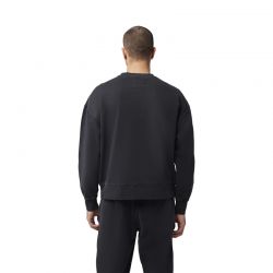BLUZA FOX WORDMARK OVERSIZED FLEECE CREW BLACK  ENDURO CROSS
