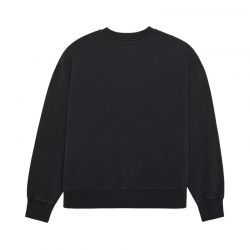 BLUZA FOX WORDMARK OVERSIZED FLEECE CREW BLACK  ENDURO CROSS