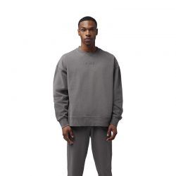 BLUZA FOX WORDMARK OVERSIZED FLEECE CREW PEWTER  ENDURO CROSS