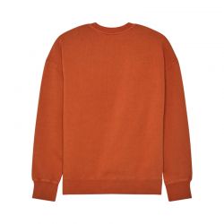 BLUZA FOX WORDMARK OVERSIZED FLEECE CREW COGNAC  ENDURO CROSS