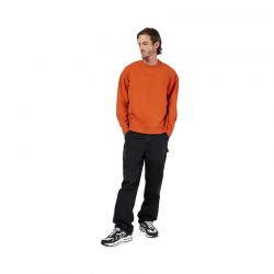 BLUZA FOX WORDMARK OVERSIZED FLEECE CREW COGNAC  ENDURO CROSS