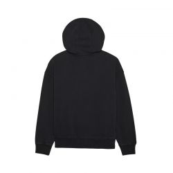 BLUZA Z KAPTUREM FOX WORDMARK OVERSIZED FLEECE PO BLACK  ENDURO CROSS