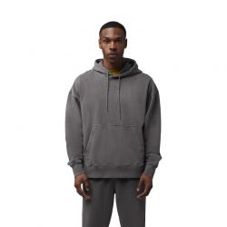 BLUZA Z KAPTUREM FOX WORDMARK OVERSIZED FLEECE PO PEWTER  ENDURO CROSS