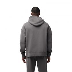BLUZA Z KAPTUREM FOX WORDMARK OVERSIZED FLEECE PO PEWTER  ENDURO CROSS