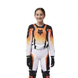BLUZA FOX JUNIOR 180 LEAN FLUO ORANGE  ENDURO CROSS