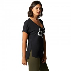 T-SHIRT FOX LADY BOUNDARY BLACK  ENDURO CROSS