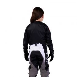 BLUZA FOX JUNIOR GIRLS BLACKOUT BLACK/BLACK  ENDURO CROSS
