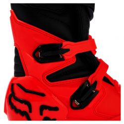 BUTY FOX JUNIOR COMP FLUO RED Y4 (WKŁADKA 232MM) ENDURO CROSS