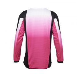 BLUZA FOX JUNIOR GIRLS 180 LEAN BLACK/PINK  ENDURO CROSS