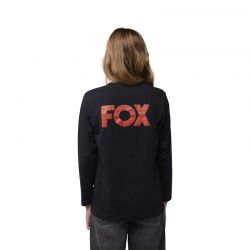 KOSZULKA Z DŁUGIM RĘKAWEM FOX JUNIOR HERITAGE BLACK  ENDURO CROSS