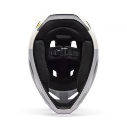 KASK ROWEROWY FOX JUNIOR RAMPAGE 5050 LIGHT GREY  ENDURO CROSS