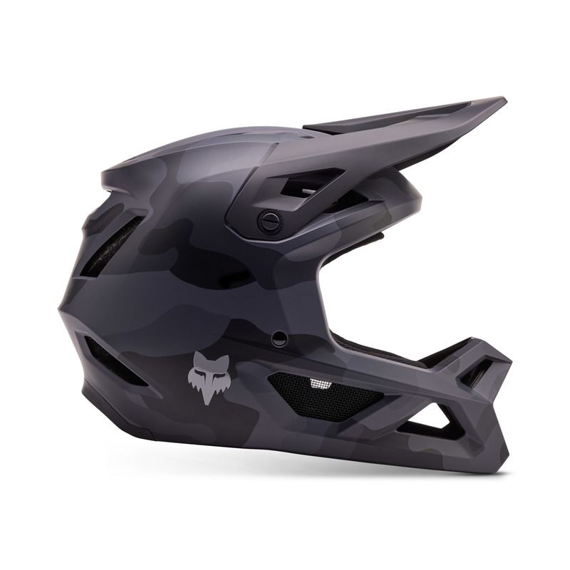 KASK ROWEROWY FOX JUNIOR RAMPAGE BLACK CAMO  ENDURO CROSS
