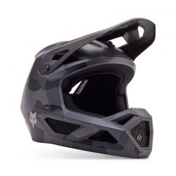 KASK ROWEROWY FOX JUNIOR RAMPAGE BLACK CAMO  ENDURO CROSS