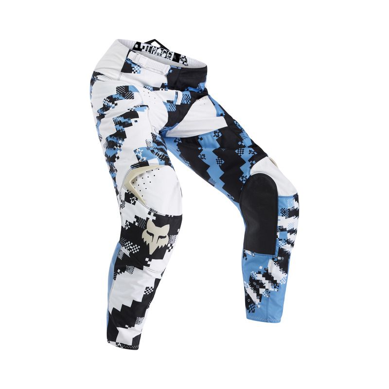 SPODNIE FOX 180 DIGI IMAGE WHITE  ENDURO CROSS