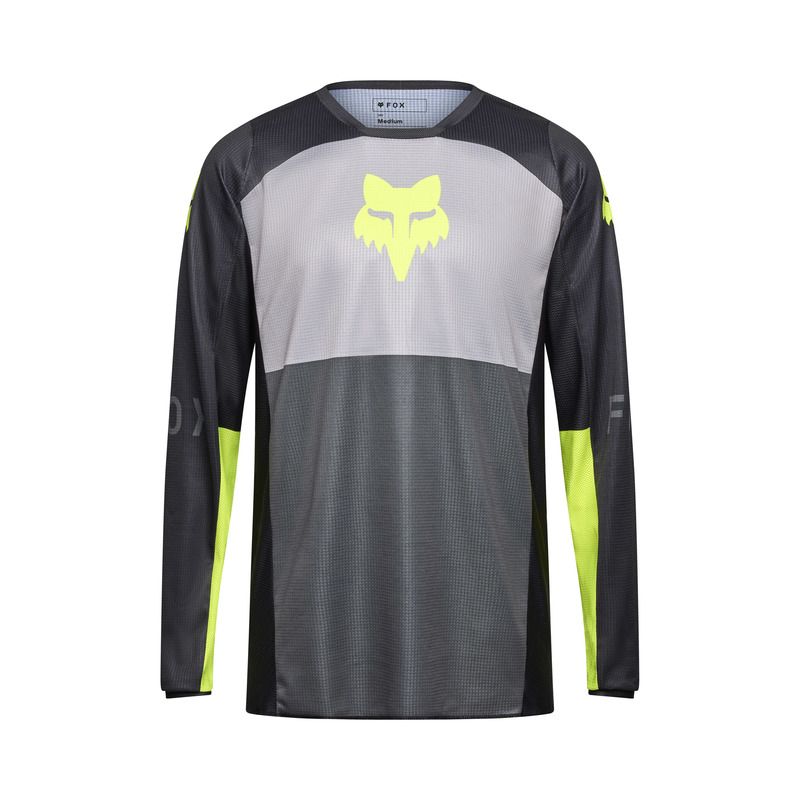 BLUZA FOX 180 FLOW BLACK/YELLOW  ENDURO CROSS