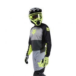 BLUZA FOX 180 FLOW BLACK/YELLOW  ENDURO CROSS