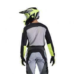 BLUZA FOX 180 FLOW BLACK/YELLOW  ENDURO CROSS