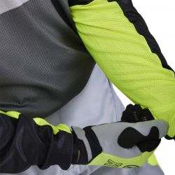 BLUZA FOX 180 FLOW BLACK/YELLOW  ENDURO CROSS
