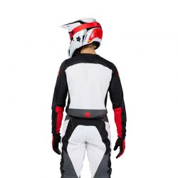 BLUZA FOX 180 FLOW WHITE/RED  ENDURO CROSS