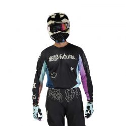 BLUZA FOX 180 HELLO FUTURE BLACK  ENDURO CROSS