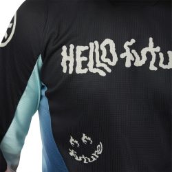 BLUZA FOX 180 HELLO FUTURE BLACK  ENDURO CROSS